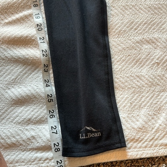 L.L. Bean‎ Elastic Waistband Ribbed Textured Leggings - Picture 6 of 7